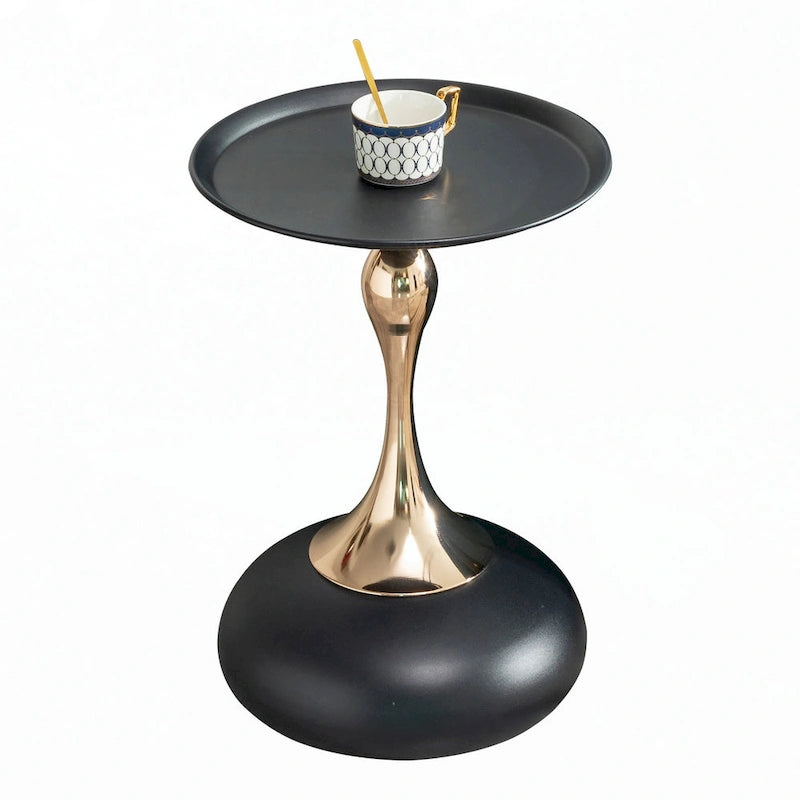 petite table d'appoint ronde pour petits espaces