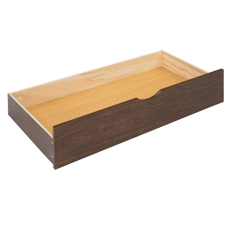 Cadre de lit Queen Size avec lit gigogne Twin XL et 2 grands tiroirs, lit plateforme en bois avec tête de lit et sommier à lattes