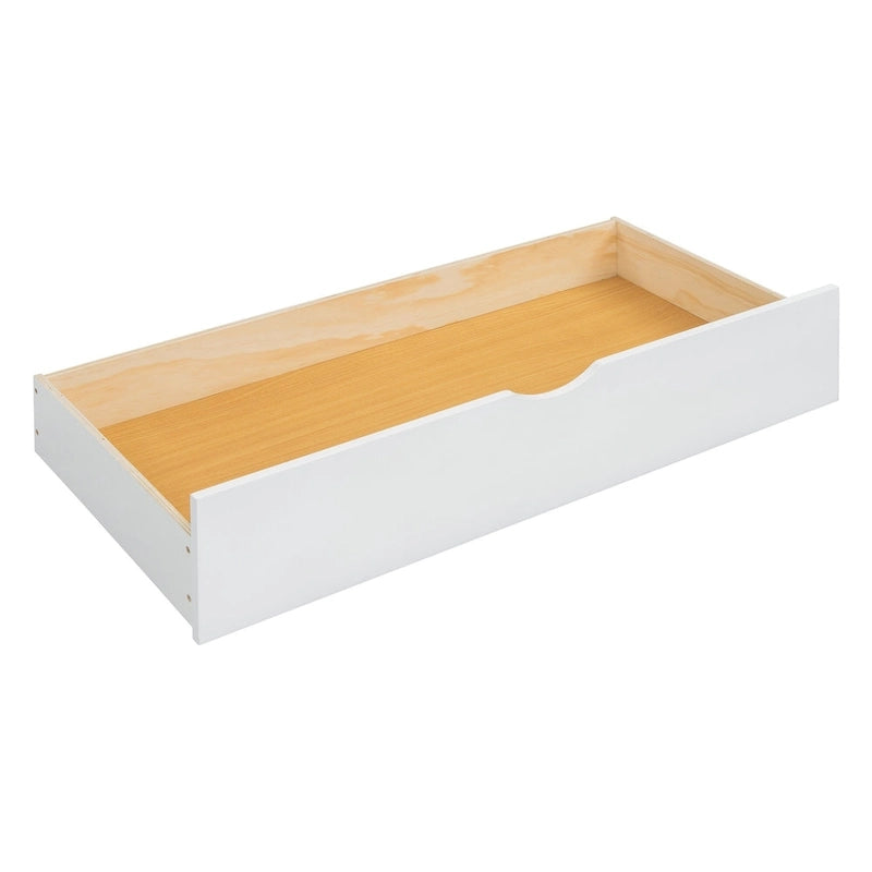 Cadre de lit Queen Size avec lit gigogne Twin XL et 2 grands tiroirs, lit plateforme en bois avec tête de lit et sommier à lattes