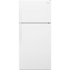 Réfrigérateur Whirlpool à congélateur supérieur (WRT314TFDW) - Blanc