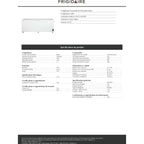 Congélateur coffre Frigidaire (FFCL2542AW) - Blanc