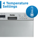 Lave-vaisselle Danby (DDW18D1ESS) - Acier inoxydable