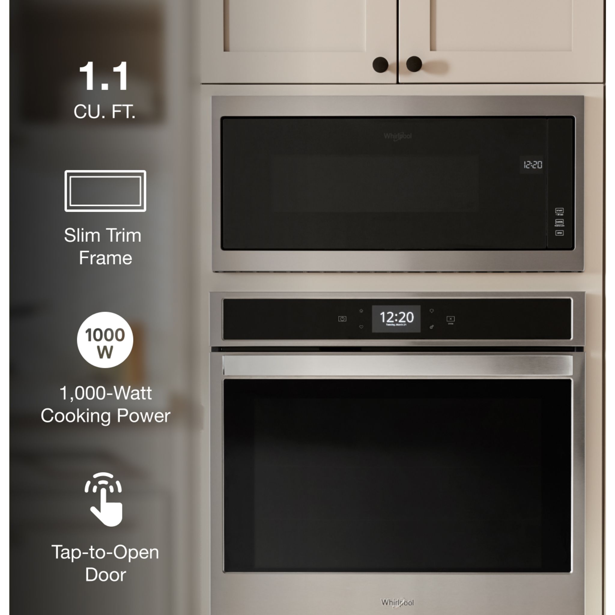 Micro-ondes encastrable Whirlpool (YWMT50011KS) - Acier inoxydable