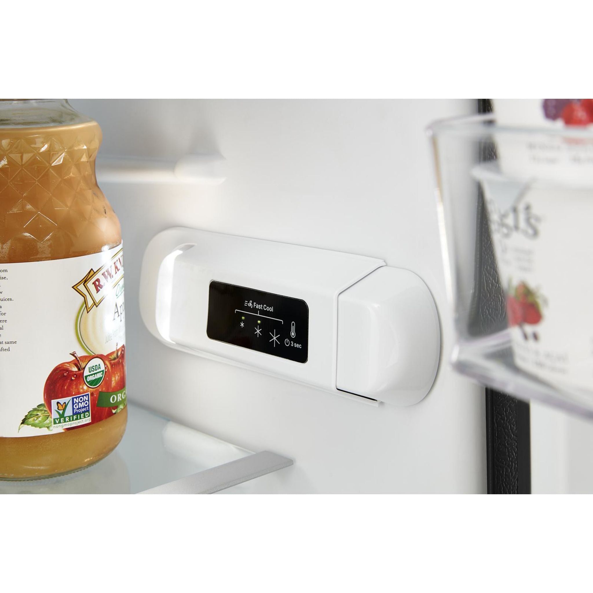 Réfrigérateur Whirlpool à congélateur supérieur (WRT112CZJB) - Noir