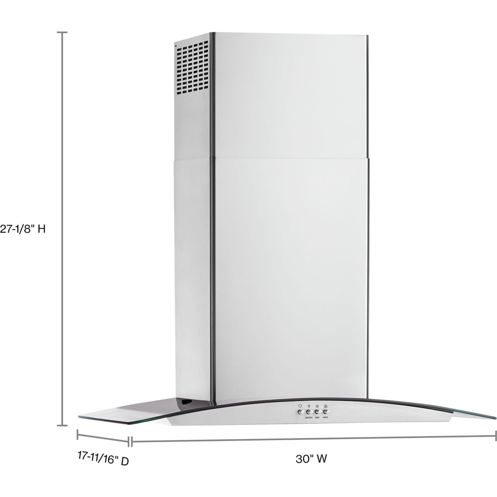 Hotte aspirante Whirlpool (WVW51UC0LS) - Acier inoxydable