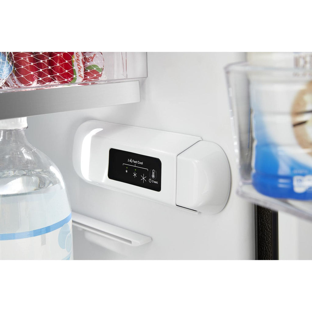 Réfrigérateur Whirlpool à congélateur supérieur (WRT312CZJB) - Noir