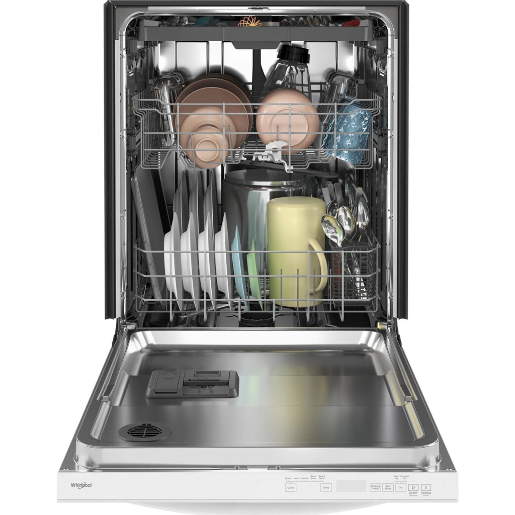 Lave-vaisselle Whirlpool avec cuve en acier inoxydable (WDT750SAKW) - Blanc