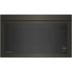 Micro-ondes KitchenAid à hotte intégrée (YKMMF330PBS) - Noir inox