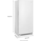 Congélateur vertical Whirlpool (WZF34X18DW) - Blanc