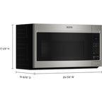 Micro-ondes à hotte intégrée Maytag (YMMMS4230PZ) - Acier inoxydable anti-traces de doigts