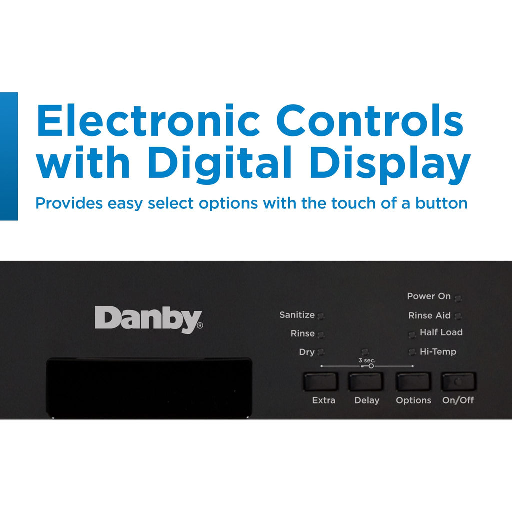Lave-vaisselle Danby (DDW18D1EB) - Noir