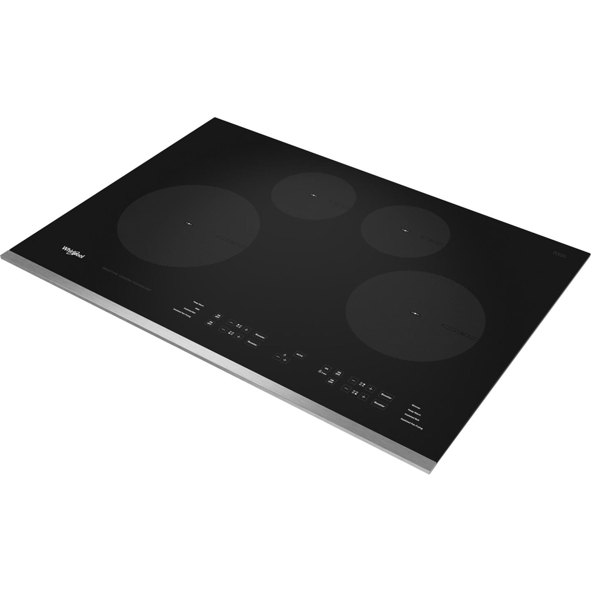 Plaque de cuisson Whirlpool 30 pouces (WCI55US0JS) - Acier inoxydable