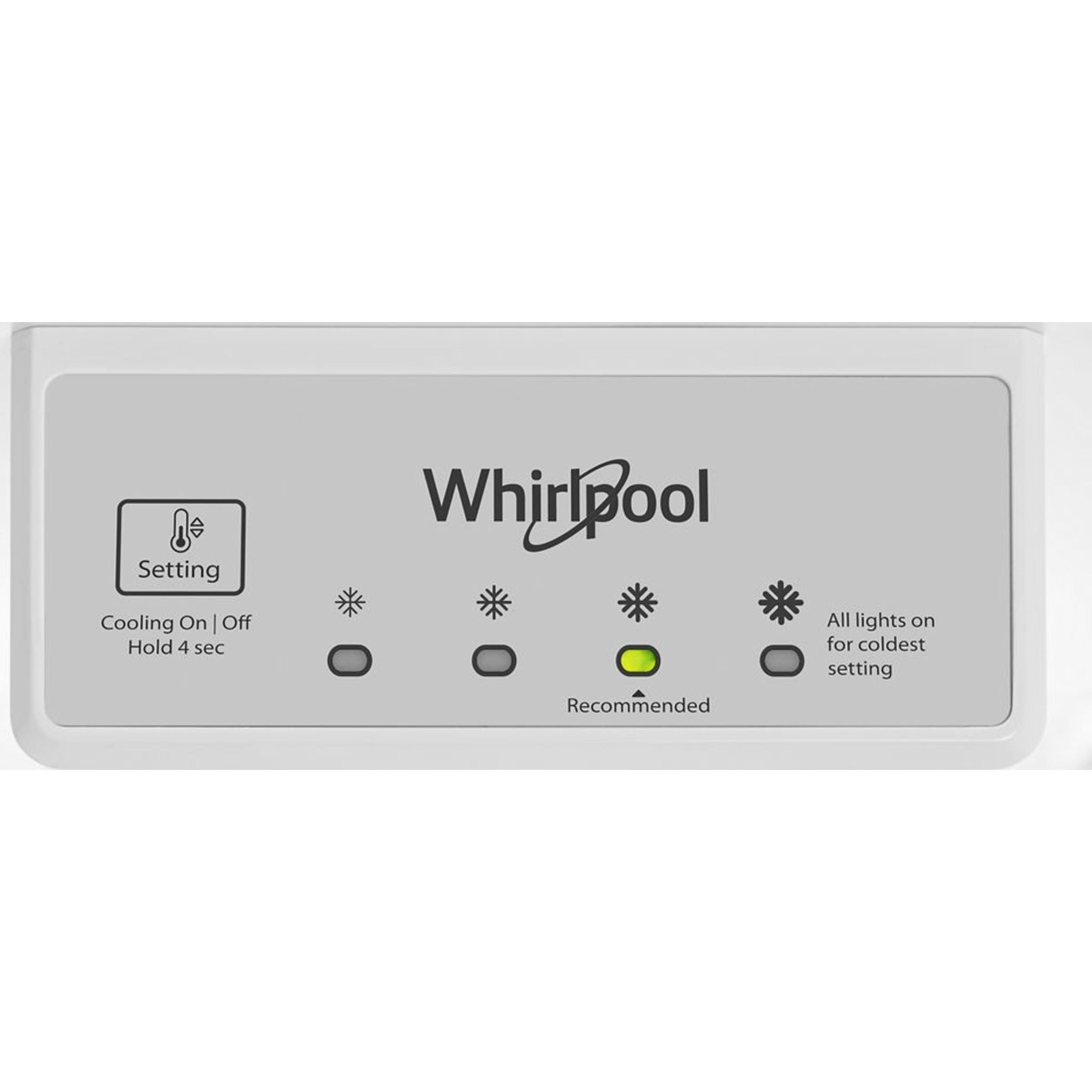 Réfrigérateur Whirlpool à congélateur supérieur (WRT518SZFB) - Noir