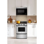 Micro-ondes Whirlpool à hotte intégrée (UMMS5024SS) - Acier inoxydable