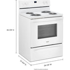 Cuisinière électrique Whirlpool 30 (YWFC150M0JW) - Blanche