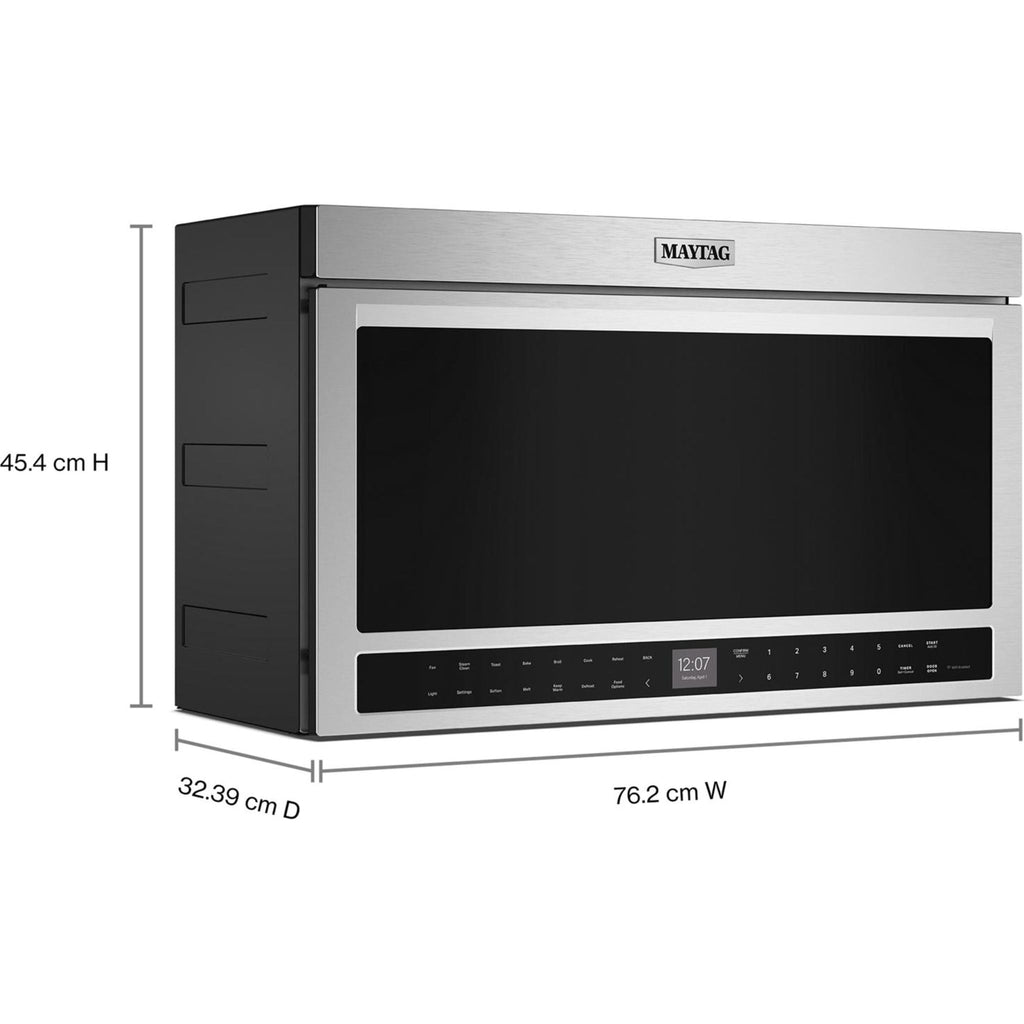 Micro-ondes à hotte intégrée Maytag (YMMMF8030PZ) - Acier inoxydable anti-traces de doigts