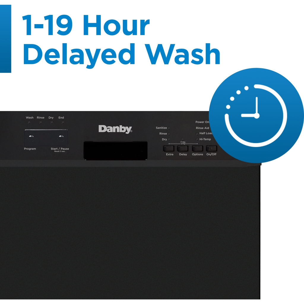 Lave-vaisselle Danby (DDW18D1EB) - Noir