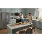 Four à micro-ondes Whirlpool à hotte intégrée (YWMMF5930PV) - Noir inox