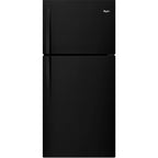 Réfrigérateur Whirlpool à congélateur supérieur (WRT549SZDB) - Noir