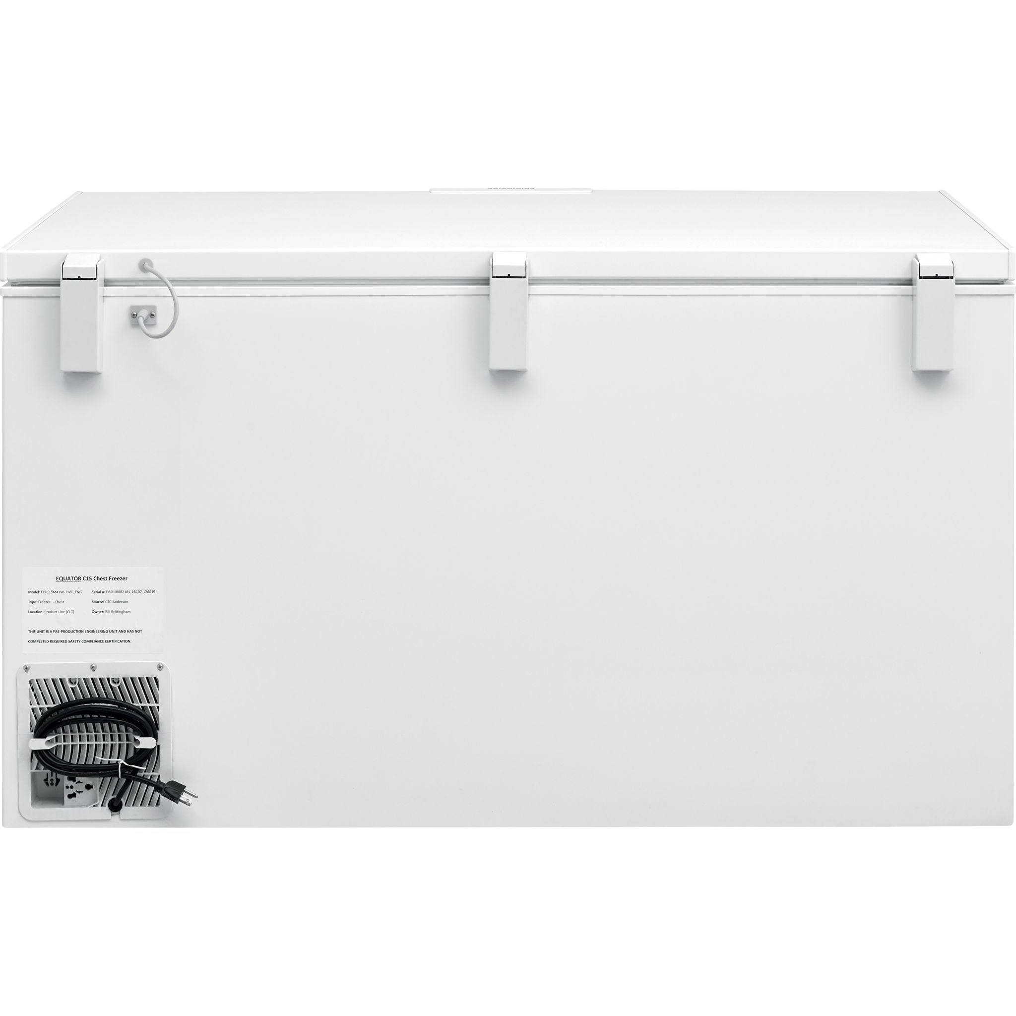 Congélateur coffre Frigidaire (FFCL1542AW) - Blanc