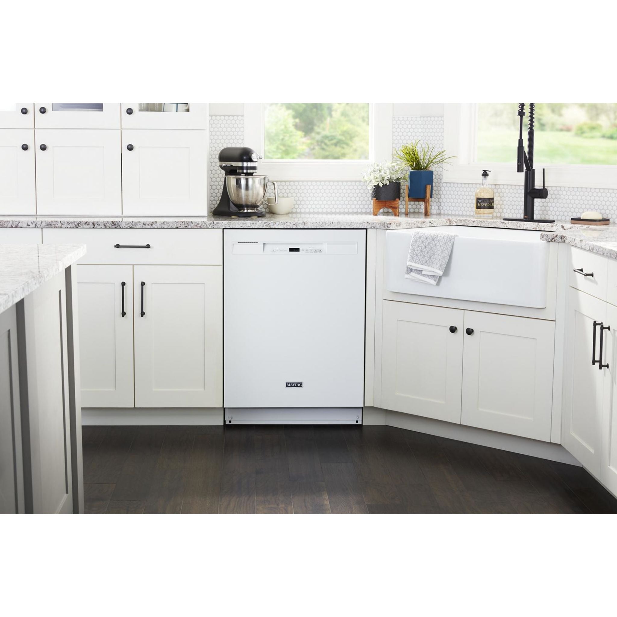 Lave-vaisselle Maytag, cuve en acier inoxydable (MDB4949SKW) - Blanc