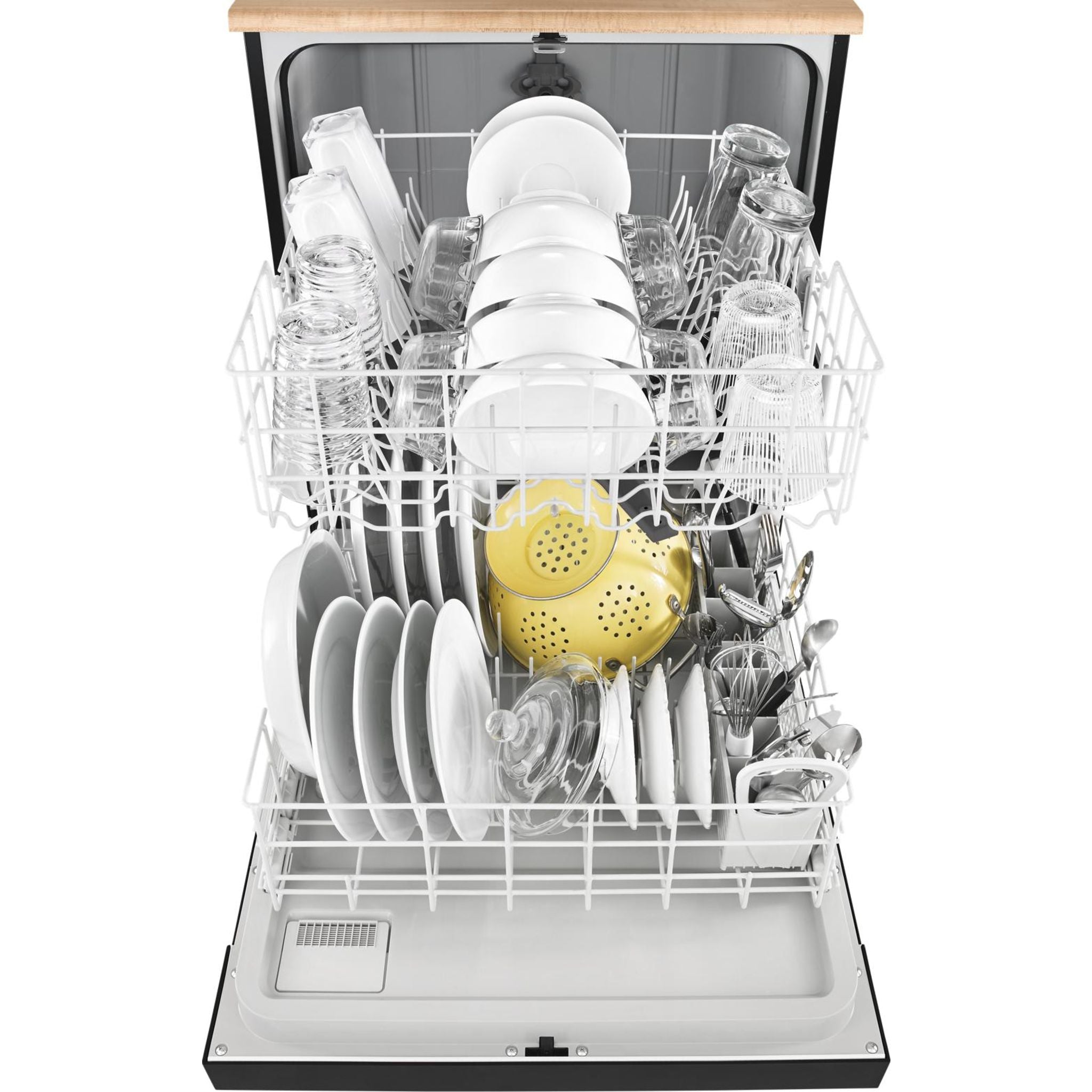 Lave-vaisselle portable Whirlpool, cuve en plastique (WDP370PAHB) - Noir