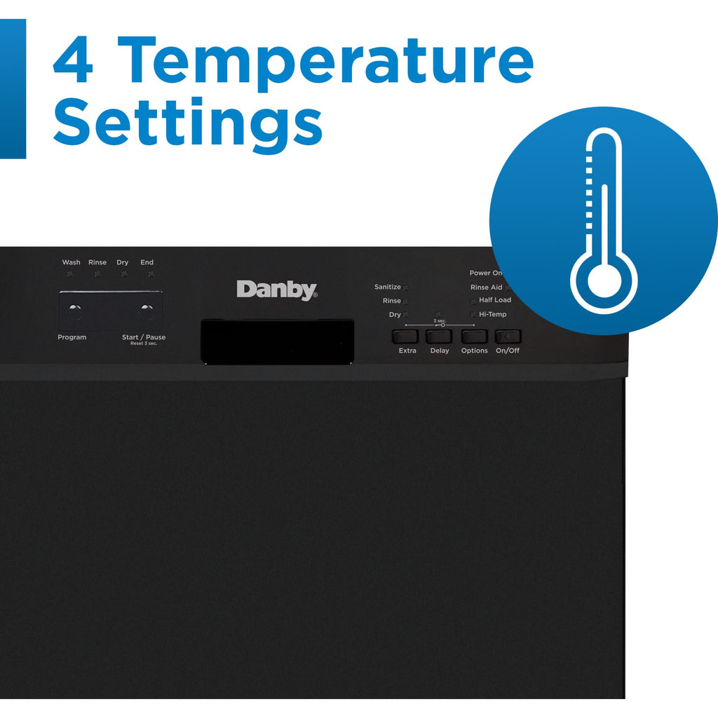 Lave-vaisselle Danby (DDW18D1EB) - Noir