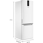 Réfrigérateur Whirlpool à congélateur en bas (WRB533CZJW) - Blanc