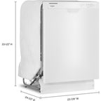 Lave-vaisselle Whirlpool (WDF341PAPW) - Blanc