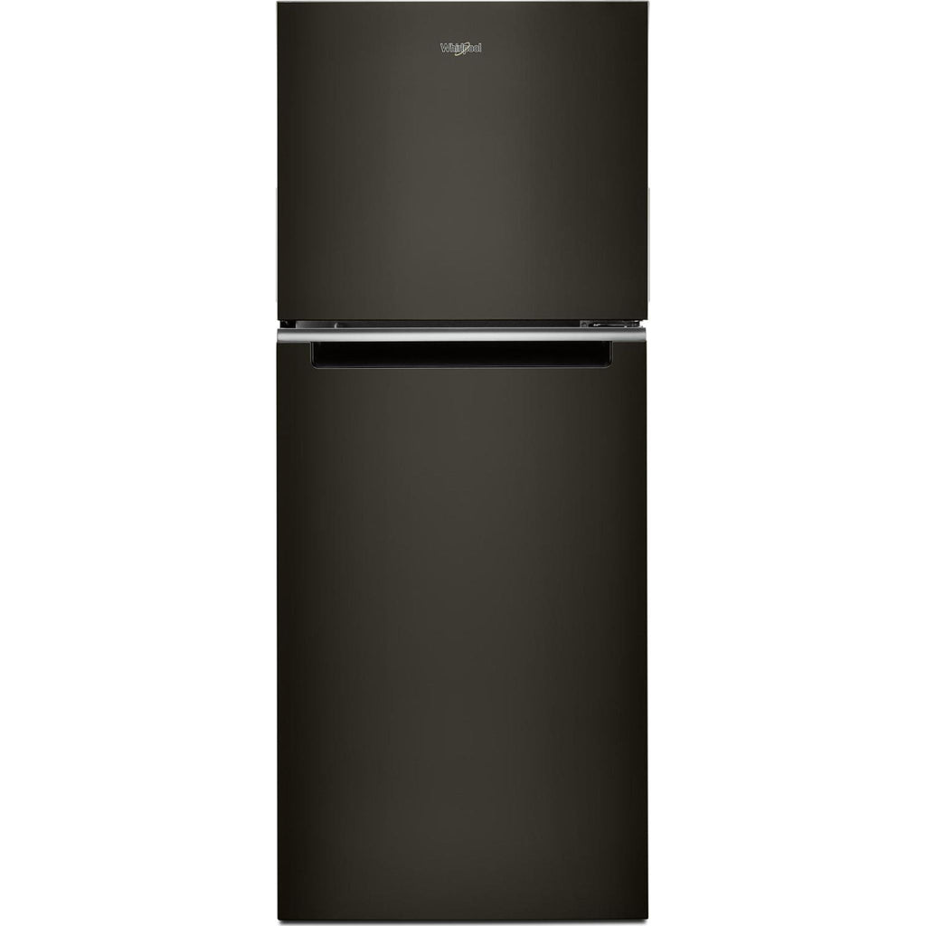 Réfrigérateur Whirlpool à congélateur supérieur (WRT312CZJV) - Finition inox noir