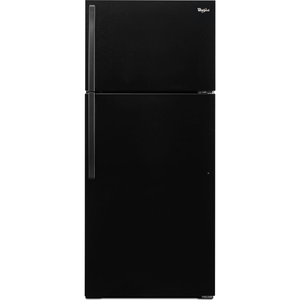 Réfrigérateur Whirlpool à congélateur supérieur (WRT134TFDB) - Noir