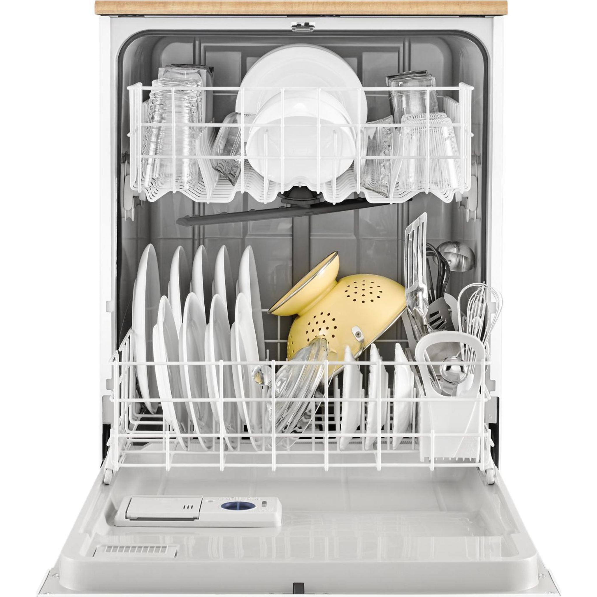 Lave-vaisselle portable Whirlpool avec cuve en plastique (WDP370PAHW) - Blanc