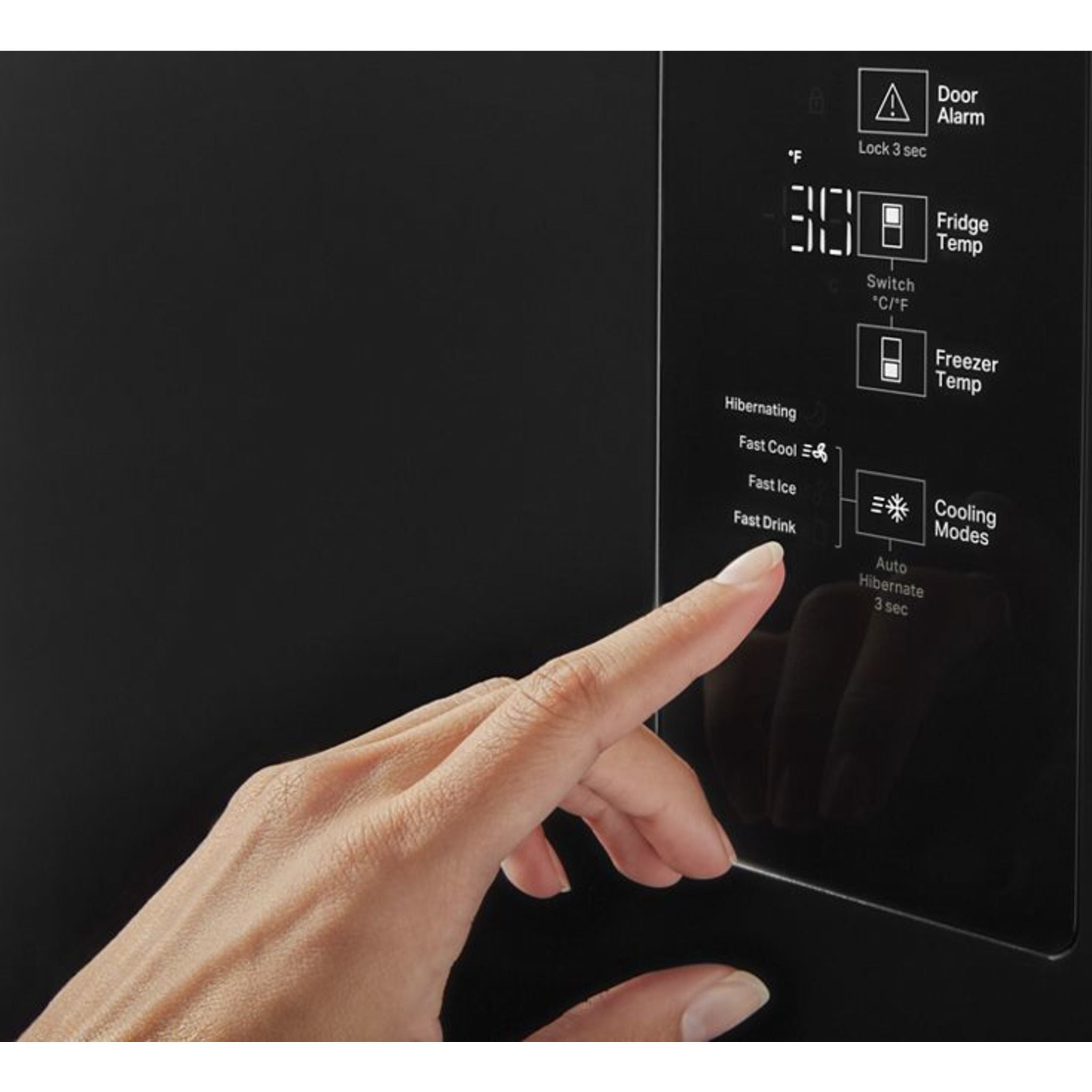 Réfrigérateur Whirlpool à congélateur en bas (WRB533CZJB) - Noir