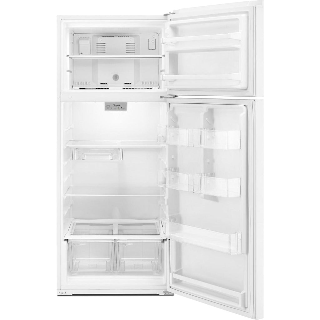 Réfrigérateur Whirlpool à congélateur supérieur (WRT518SZFW) - Blanc