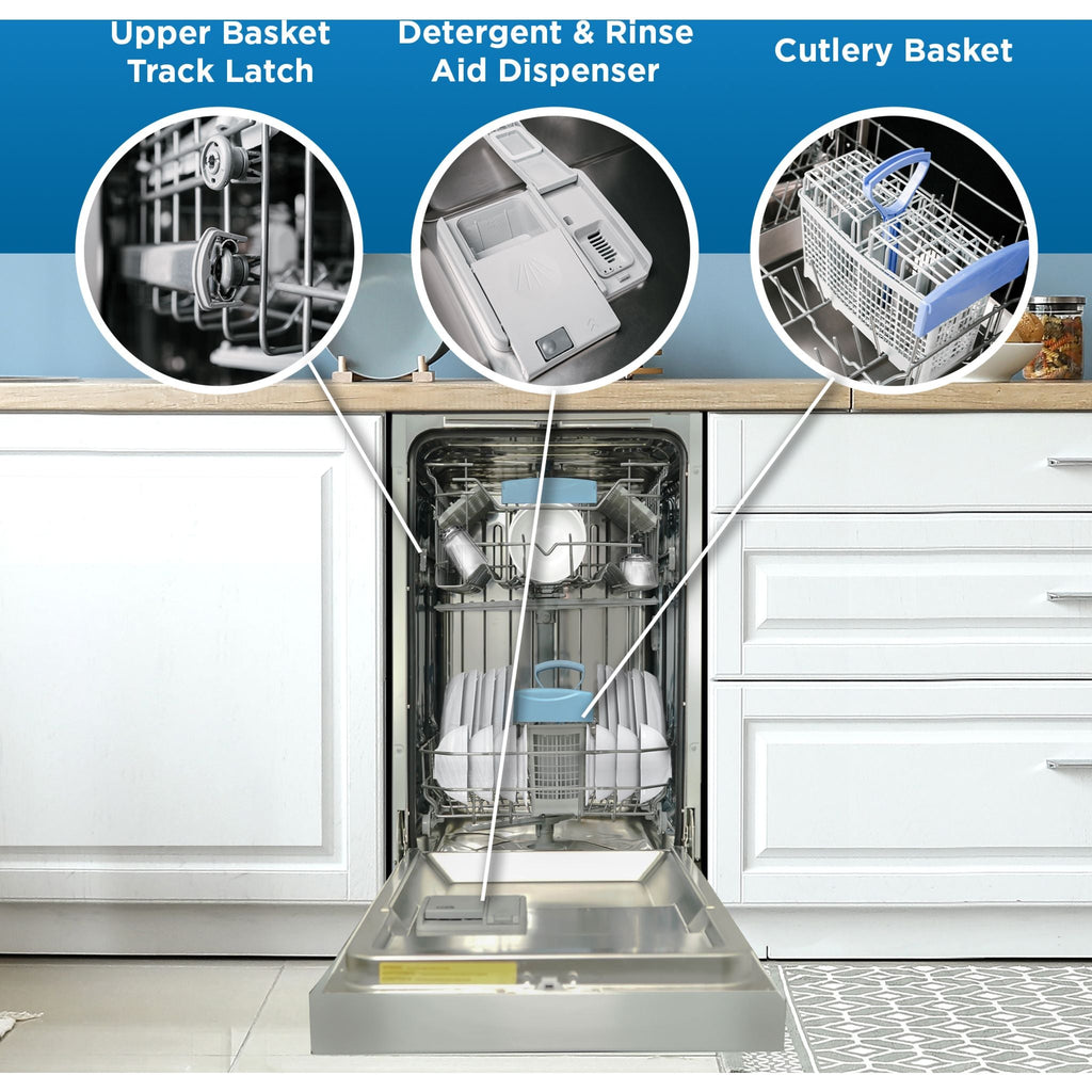 Lave-vaisselle Danby (DDW18D1ESS) - Acier inoxydable