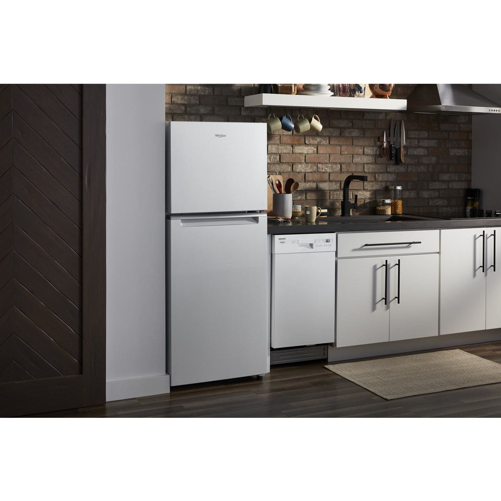 Réfrigérateur Whirlpool à congélateur supérieur (WRT112CZJW) - Blanc