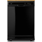 Lave-vaisselle portable Whirlpool, cuve en plastique (WDP370PAHB) - Noir
