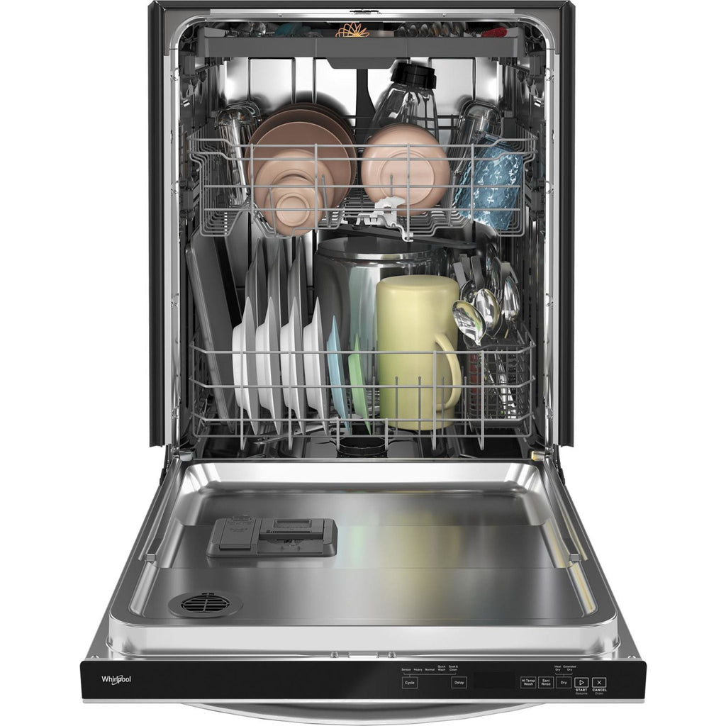 Lave-vaisselle Whirlpool avec cuve en acier inoxydable (WDT750SAKZ) - Acier inoxydable