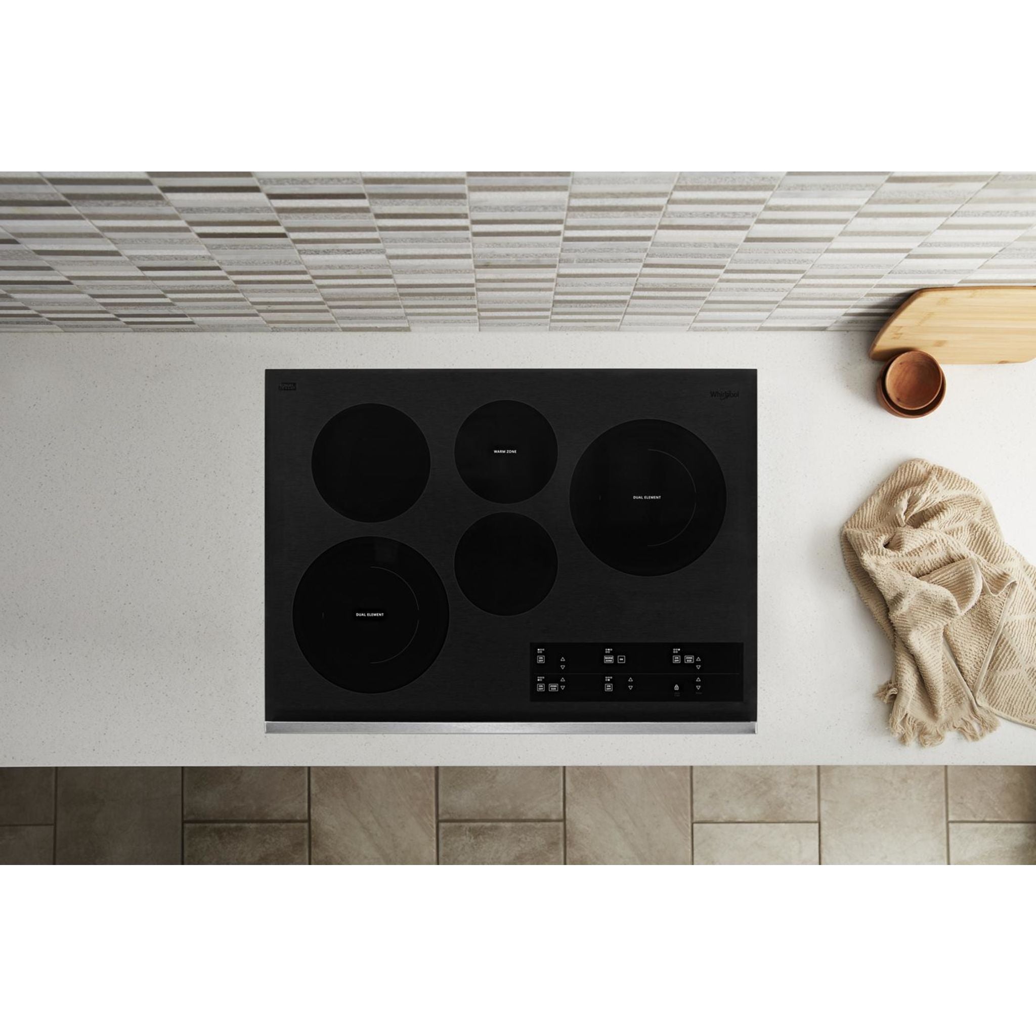 Réfrigérateur Whirlpool à congélateur supérieur (WRT112CZJB) - Noir