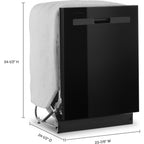 Lave-vaisselle Whirlpool (WDP540HAMB) - Noir