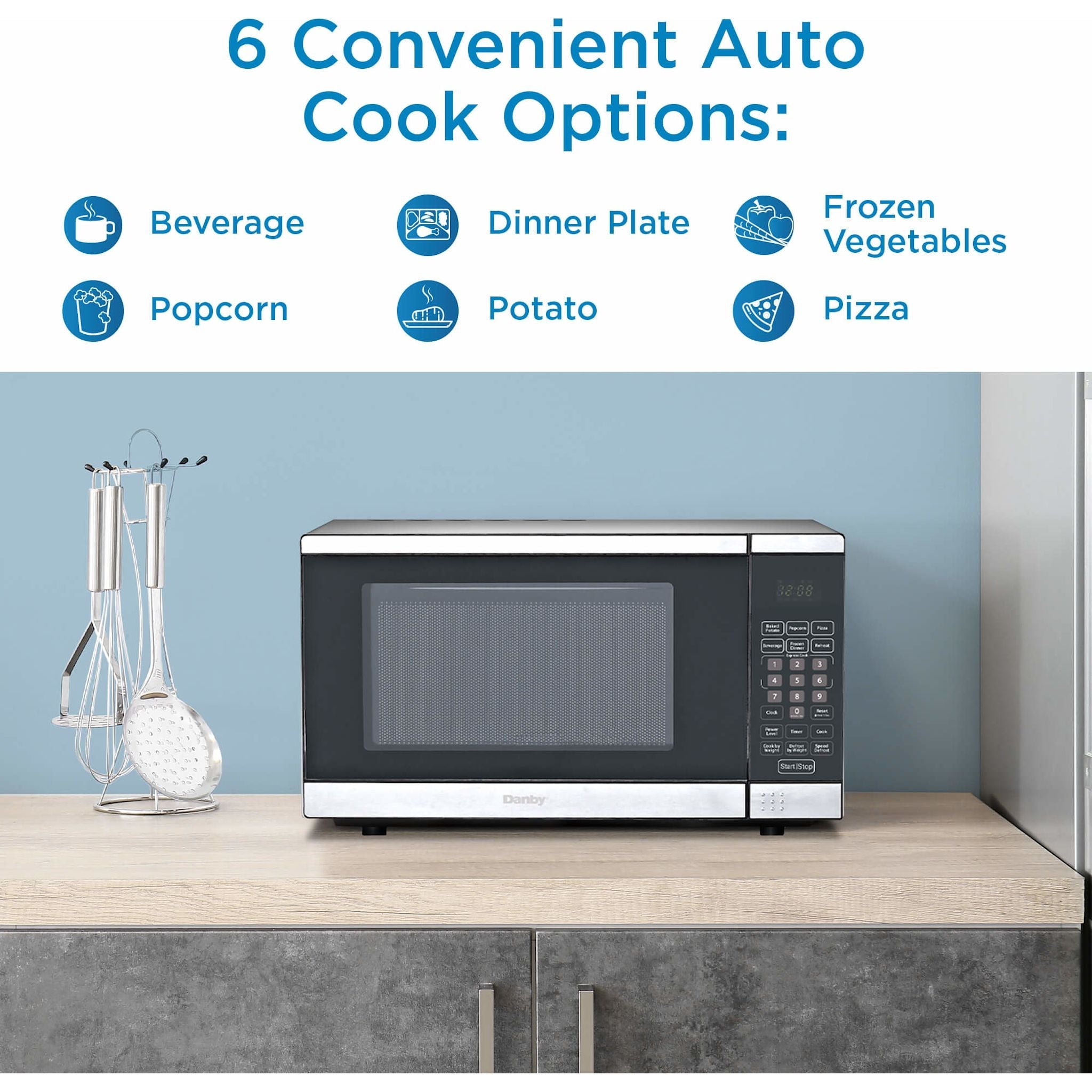 Micro-ondes Danby (DDMW007501G1) - Acier inoxydable