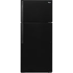Réfrigérateur Whirlpool à congélateur supérieur (WRT134TFDB) - Noir