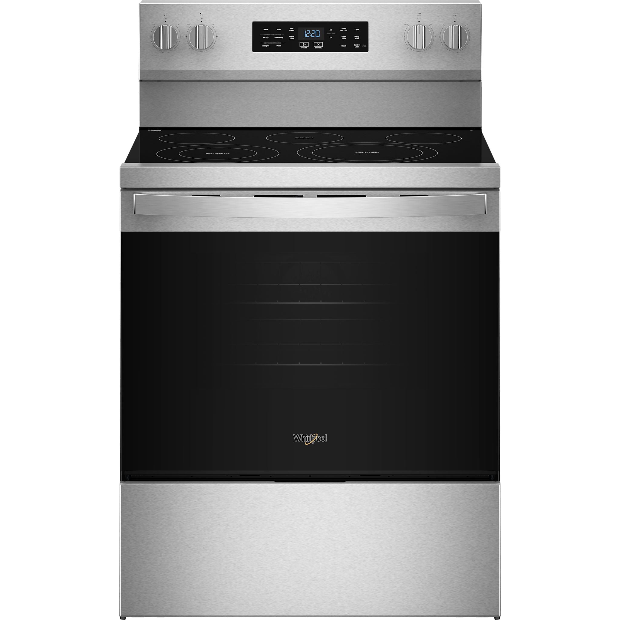 Cuisinière électrique Whirlpool 30 (YWFES5730SZ) - Acier inoxydable anti-traces de doigts