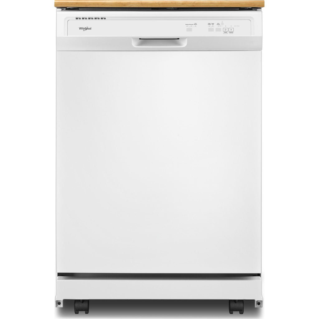 Lave-vaisselle portable Whirlpool avec cuve en plastique (WDP370PAHW) - Blanc