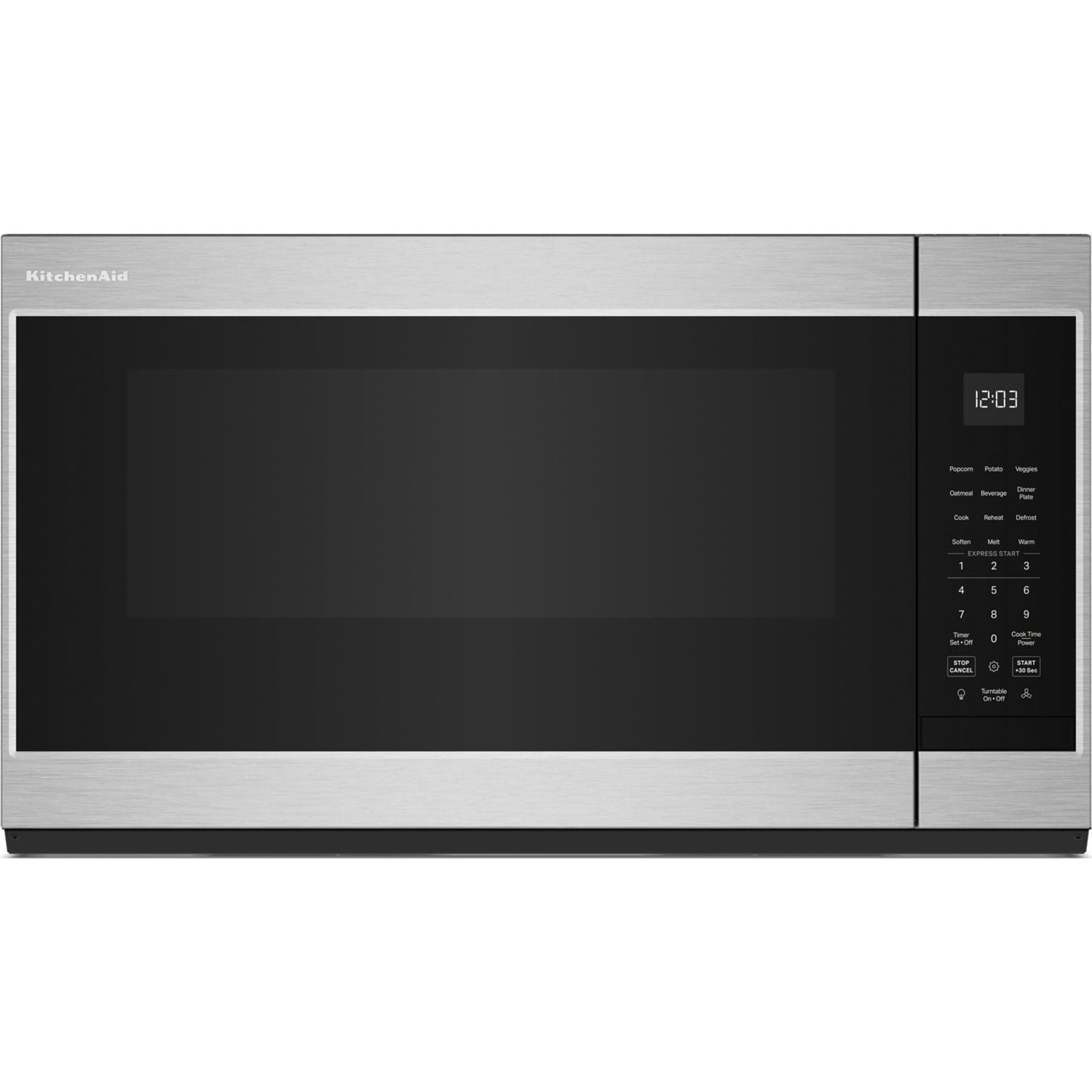 Micro-ondes KitchenAid à hotte intégrée (YKMMS130RPS) - Inox PrintShield