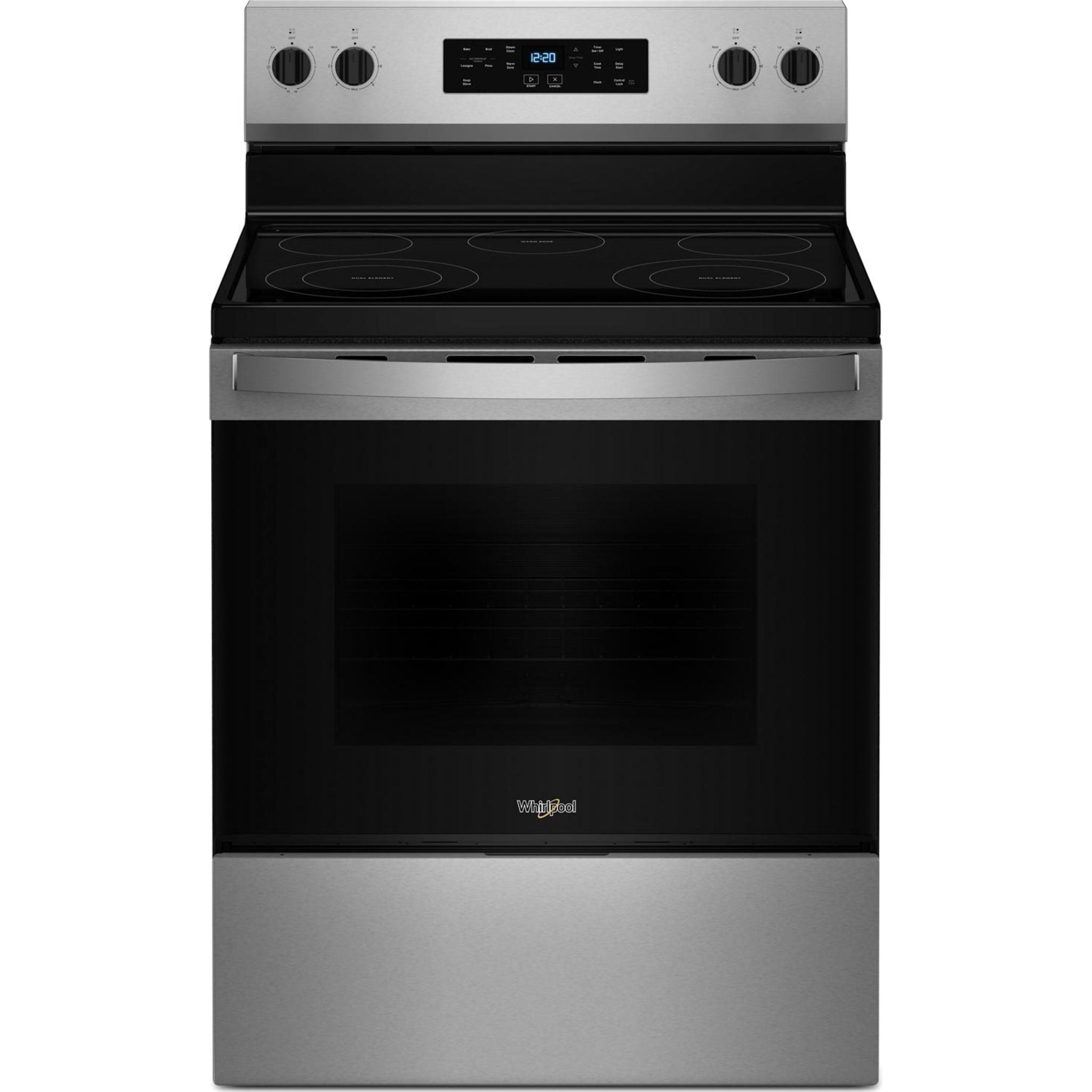 Cuisinière électrique Whirlpool 30 (YWFES3330RZ) - Acier inoxydable anti-traces de doigts