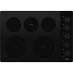 Plaque de cuisson Whirlpool 30 pouces (WCE77US0HB) - Noire