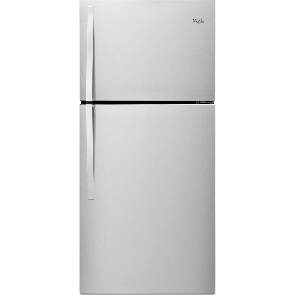Réfrigérateur Whirlpool à congélateur supérieur (WRT549SZDM) - Acier inoxydable monochrome