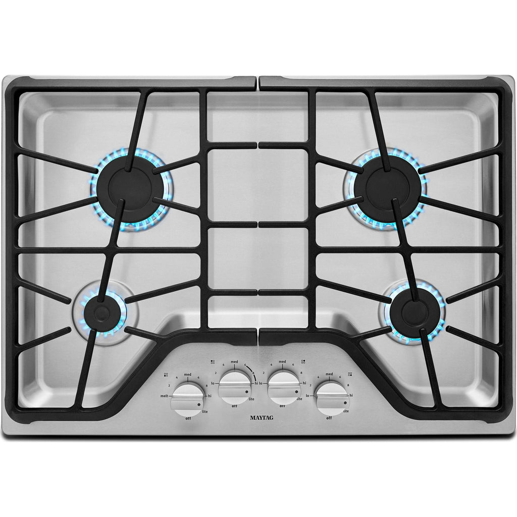 Plaque de cuisson à gaz Maytag 30 (MGC7430DS) - Acier inoxydable