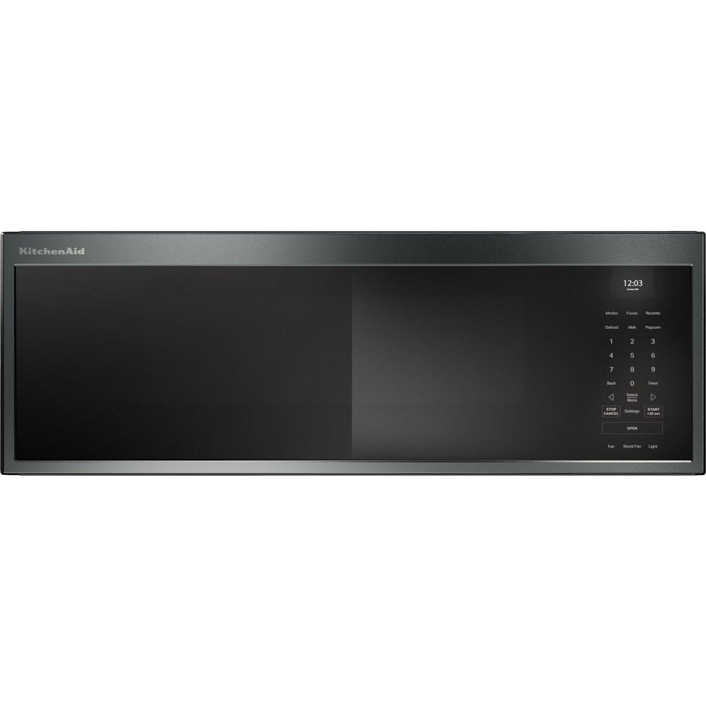 Four à micro-ondes KitchenAid à hotte intégrée (YKMML550RJP) - Genévrier